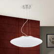 Lustra cromata abajur sticla opal 2xE27/60W, Blanc HL 6-1559/2 Satin/Opal Orion